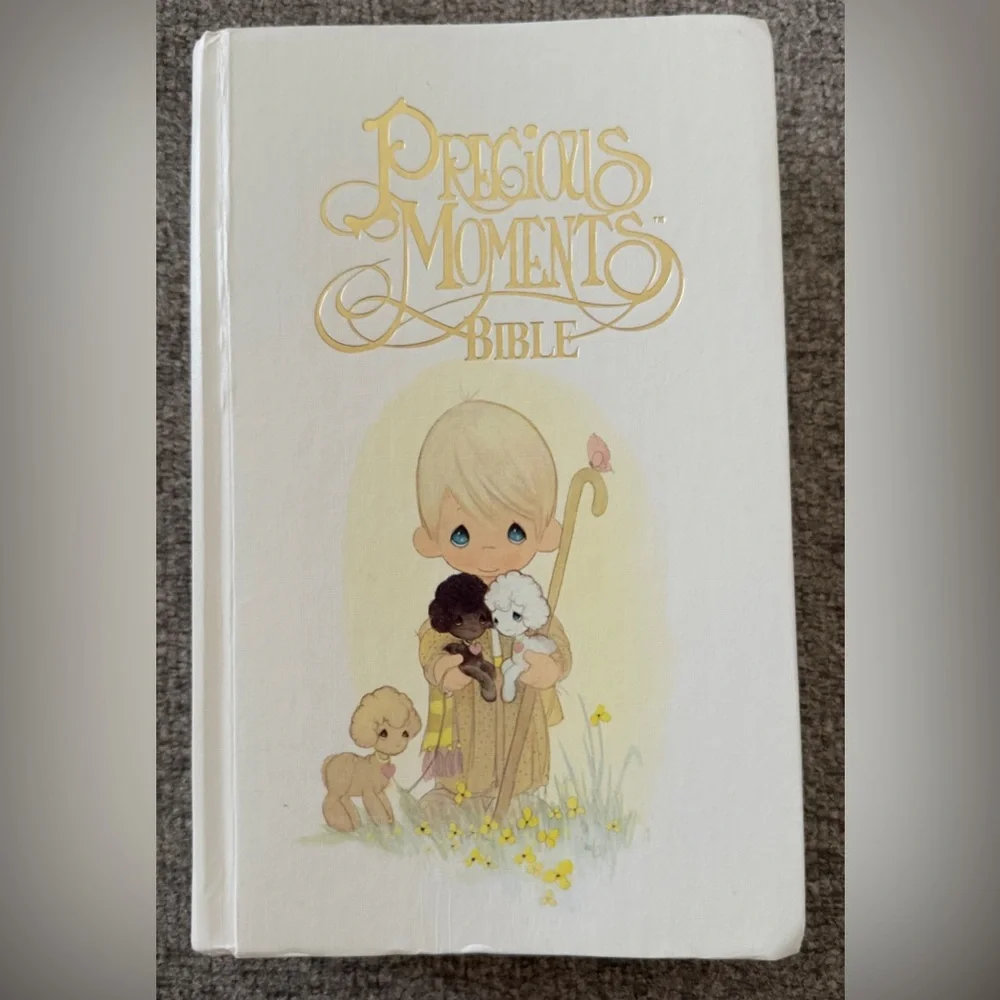 Vintage 1985 Precious Moments New King James Version Childrens Christian Bible